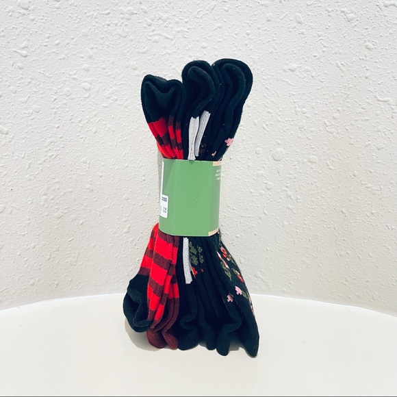 Kate Spade 3Pairs Crew Socks Floral Dots Stripes OS NWT - Picture 2 of 7